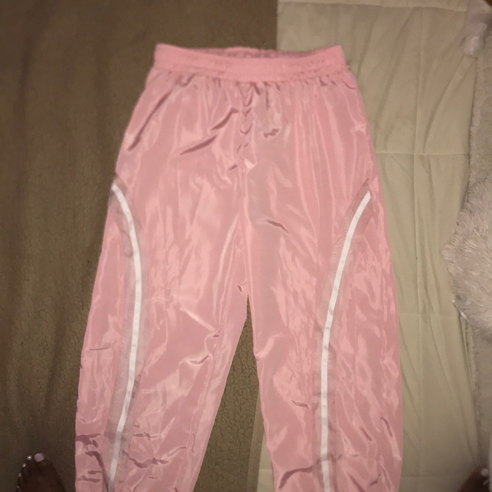 Light Pink puffer sweatpants